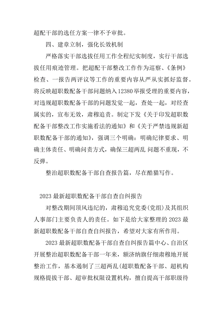 2023年超职数自查报告3篇_第3页