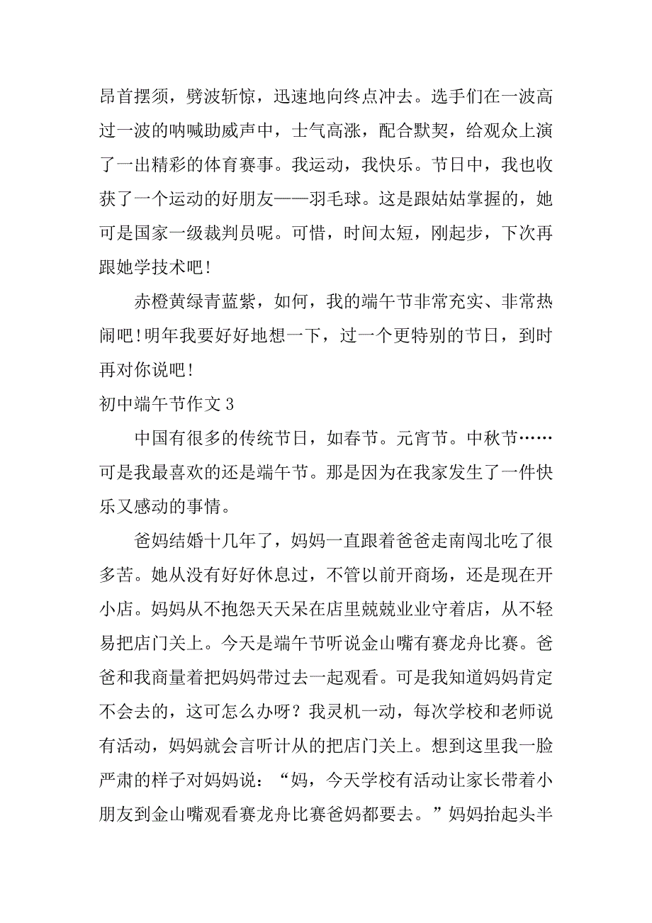 2024年初中端午节作文_第4页