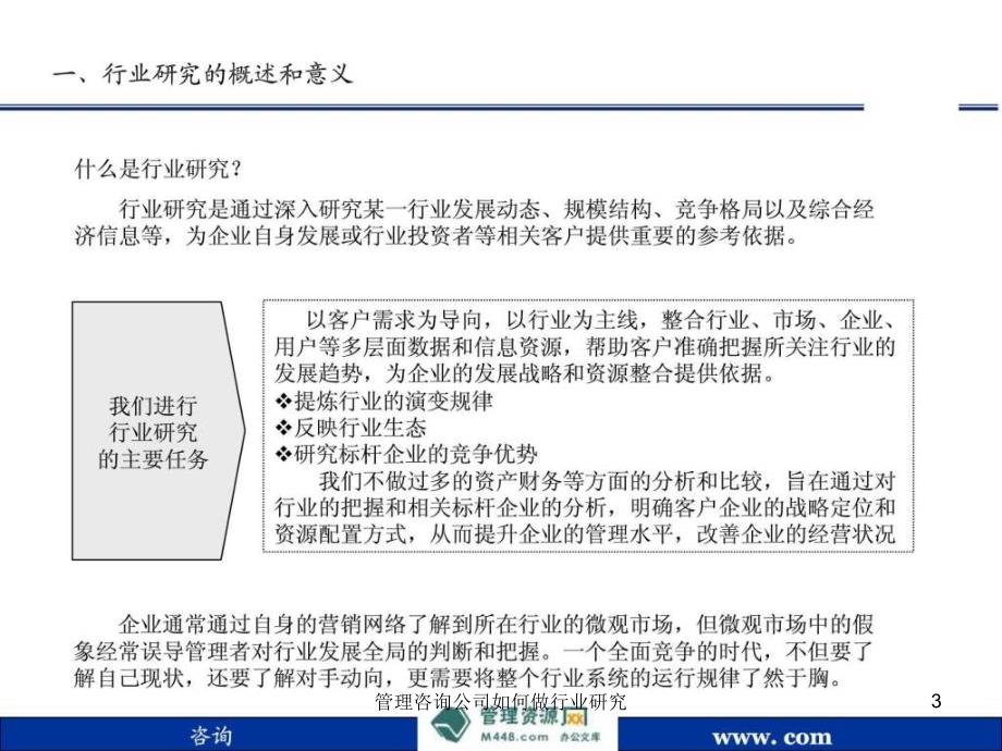 管理咨询公司如何做行业研究课件_第3页