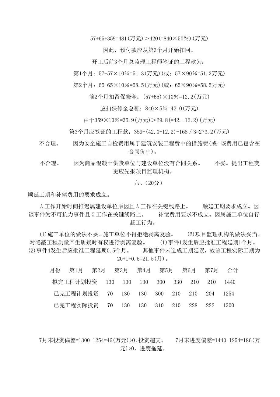 建设部监理工程师考试案例真题及答案doc_第5页