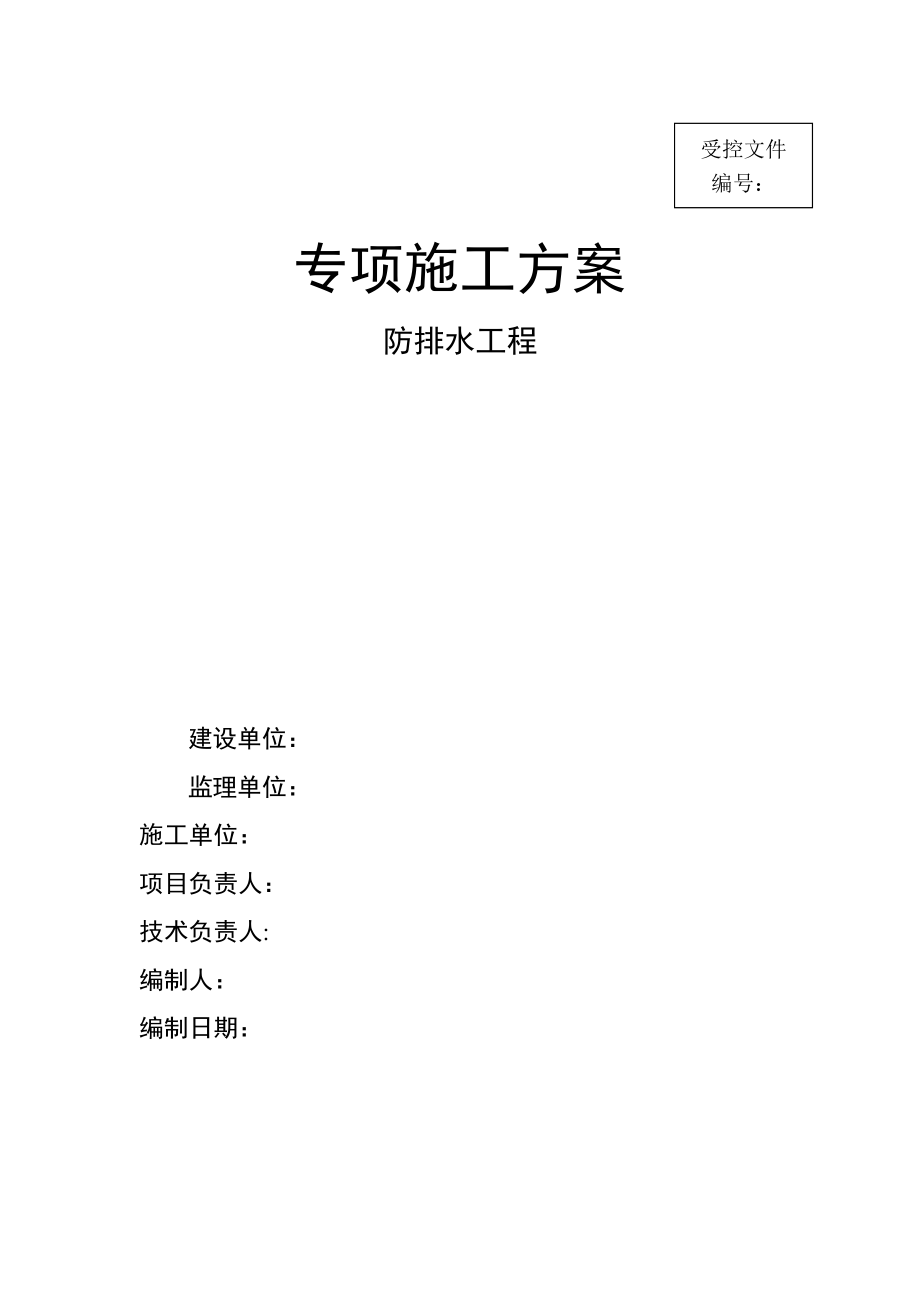 隧道防排水专项施工方案实用文档_第2页