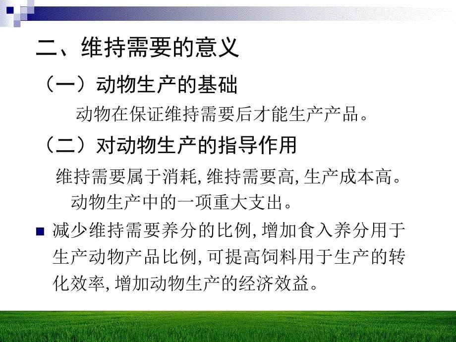 第十一章动物的维持营养需要名师编辑PPT课件_第5页