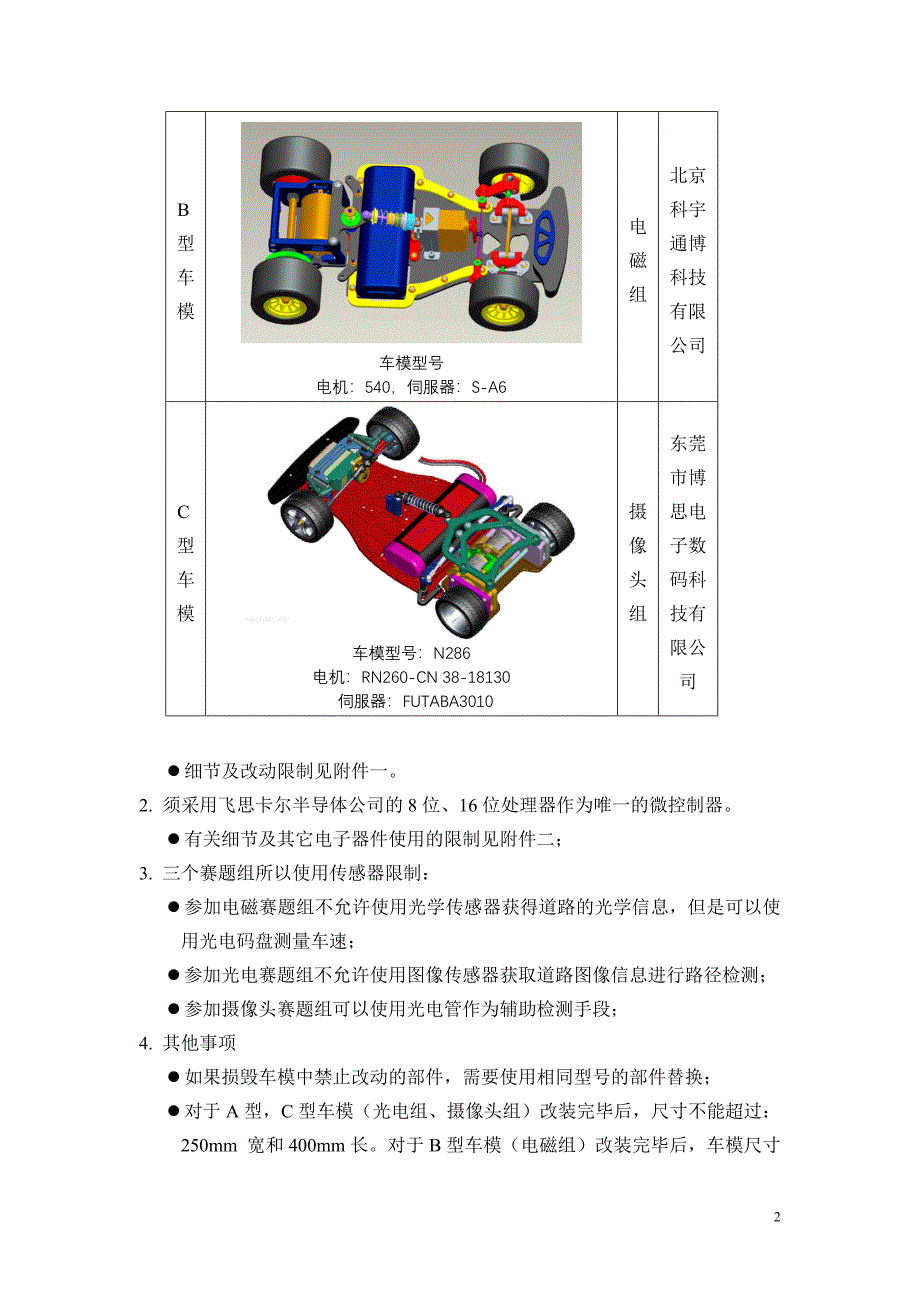 第六届全国大学生“飞思卡尔”杯智能汽车竞赛竞速比赛规则与赛场纪律.doc_第2页