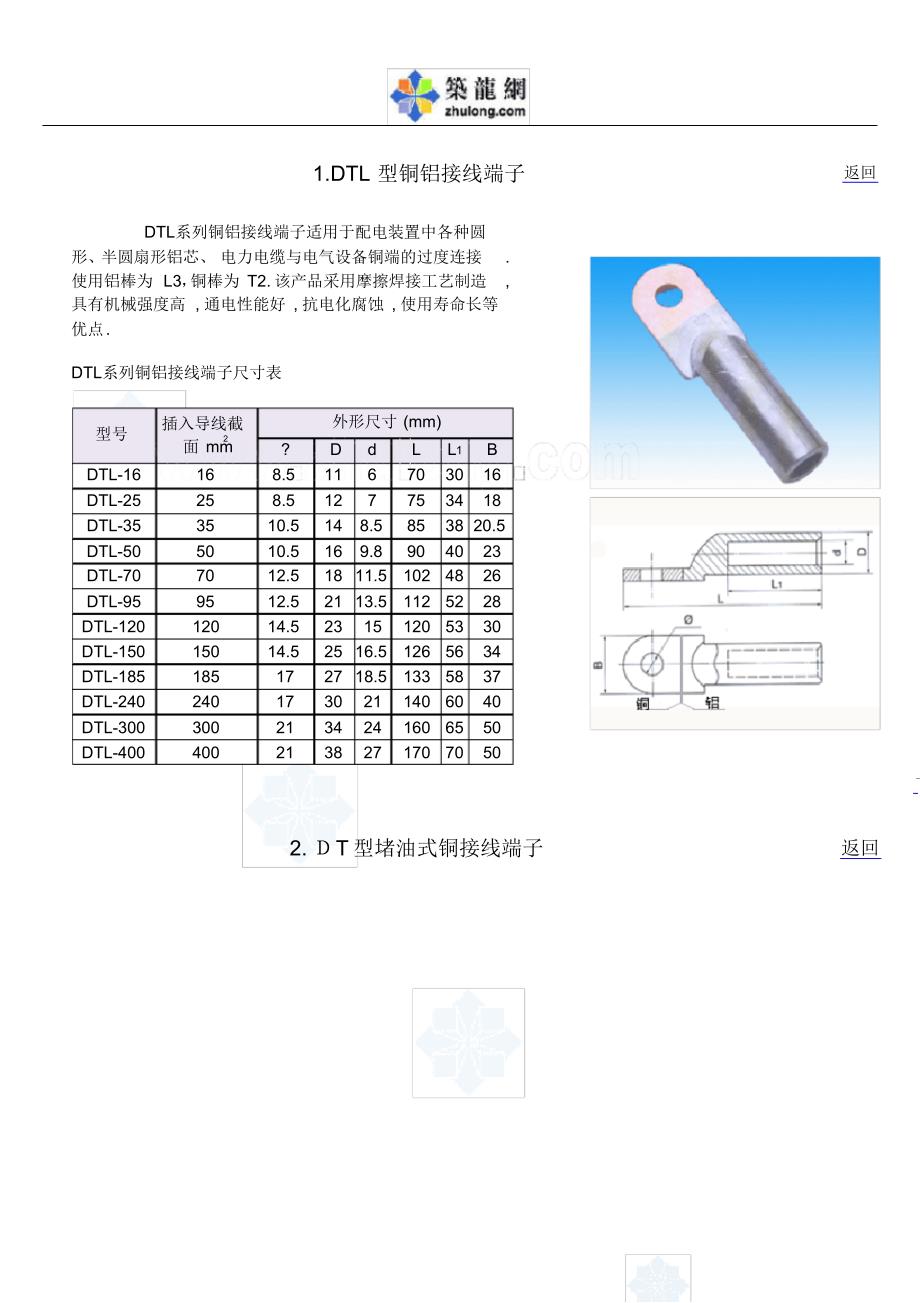 线缆接线端子规_第1页