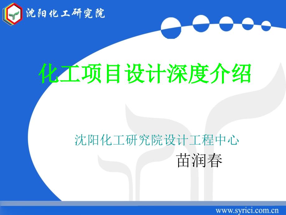 化工项目设计深度介绍.ppt_第1页