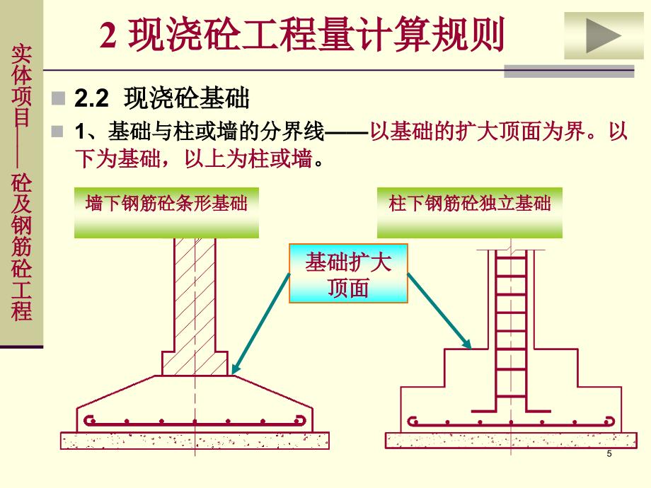 工建筑工程计量与计价第十六讲混凝土及钢筋混凝土工程_第5页