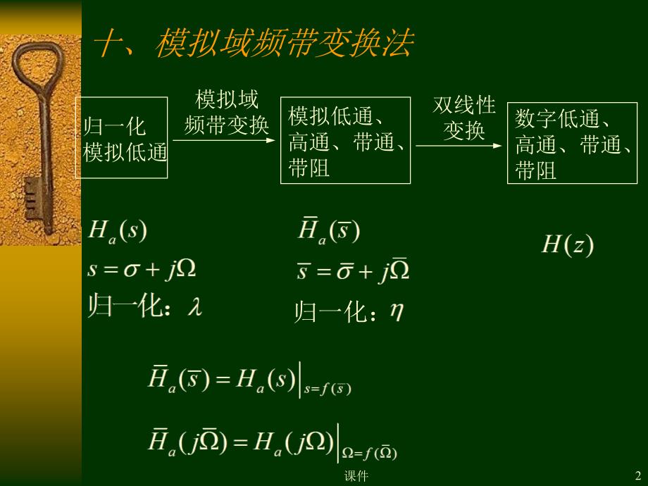 清华大学数字信号处理课件第六章10设计IIR滤波器的频率变换法_第2页