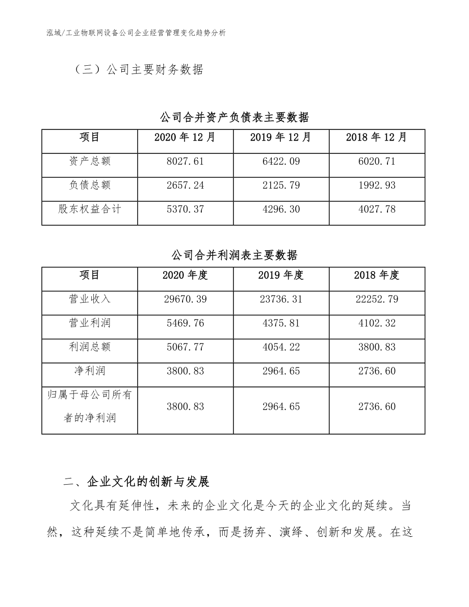 工业物联网设备公司企业经营管理变化趋势分析_第3页