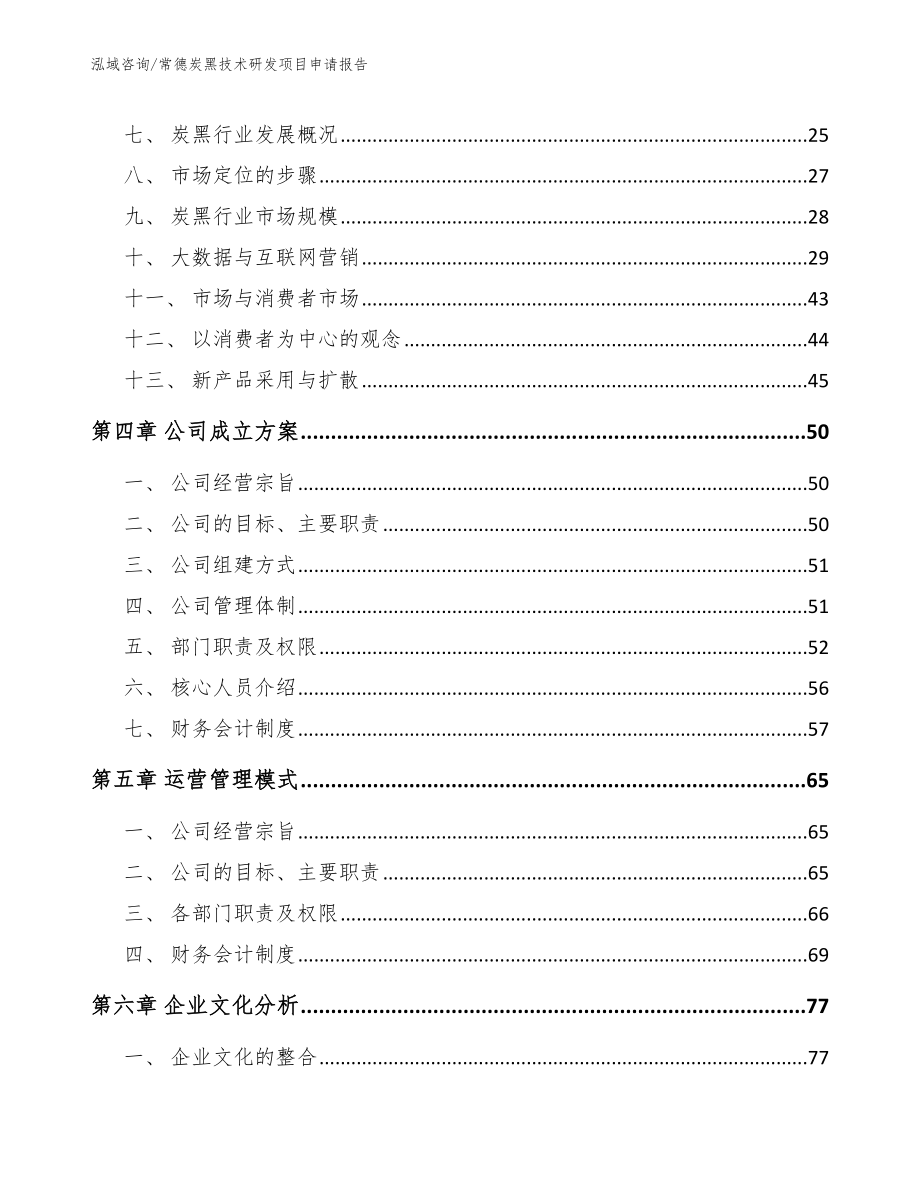 常德炭黑技术研发项目申请报告（模板范文）_第2页