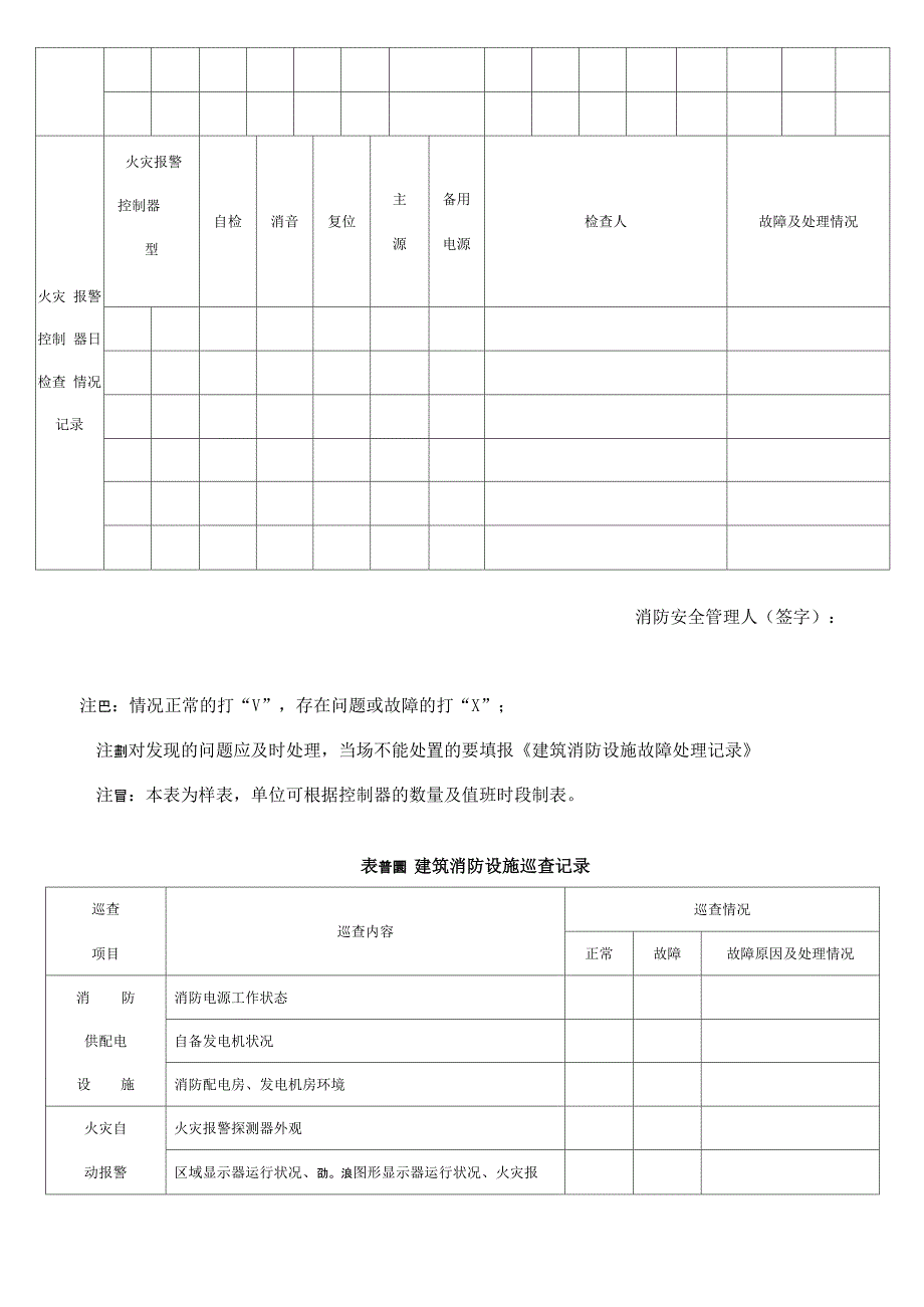 消防控制室检查表47385_第2页