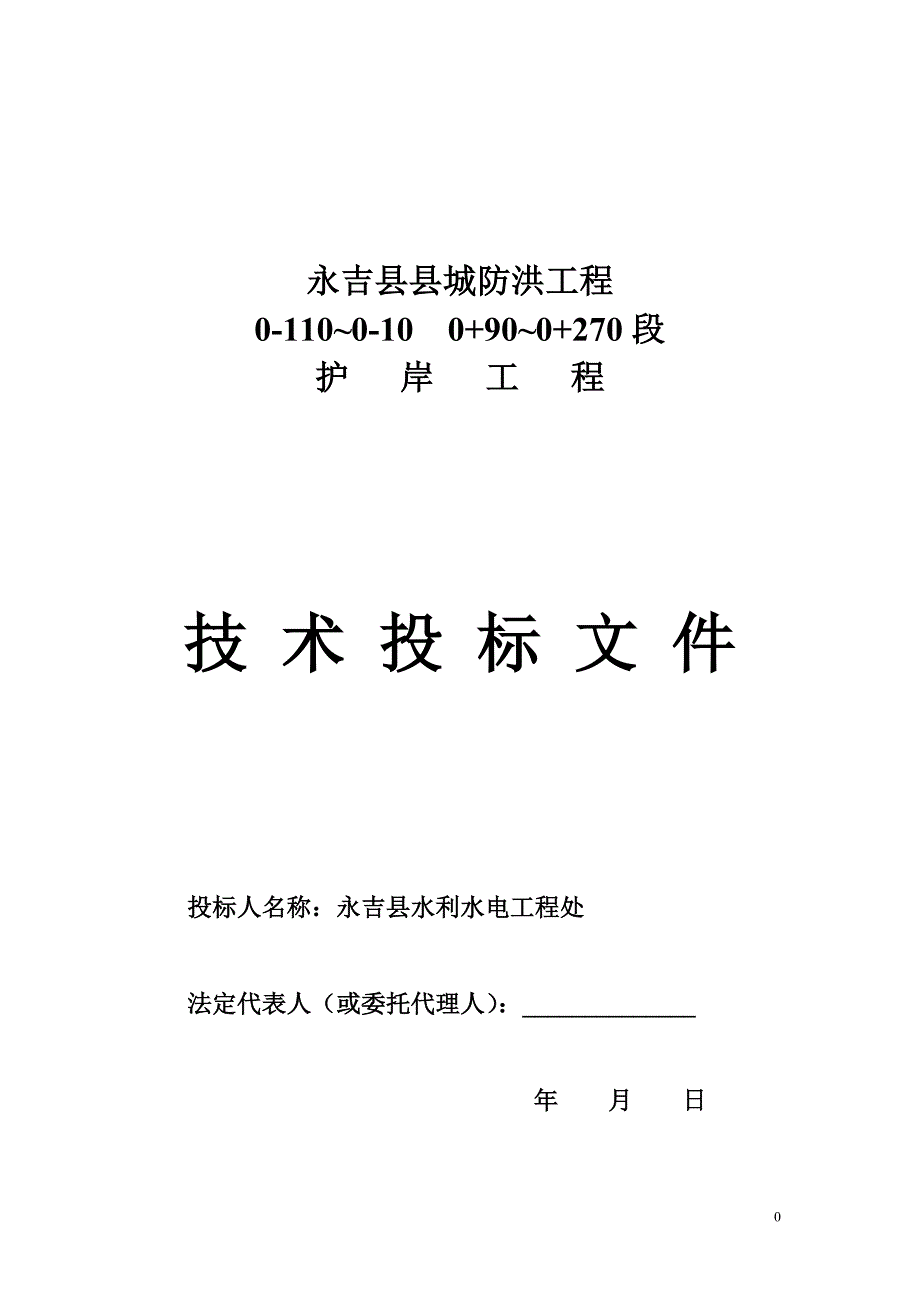 城市防洪：技术标文件_第1页