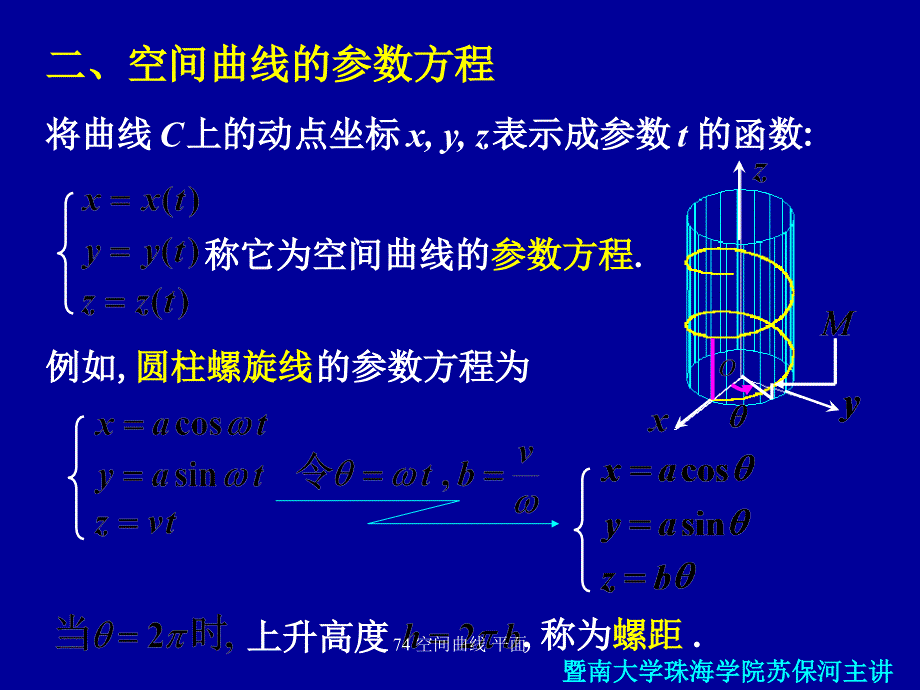 74空间曲线平面课件_第4页