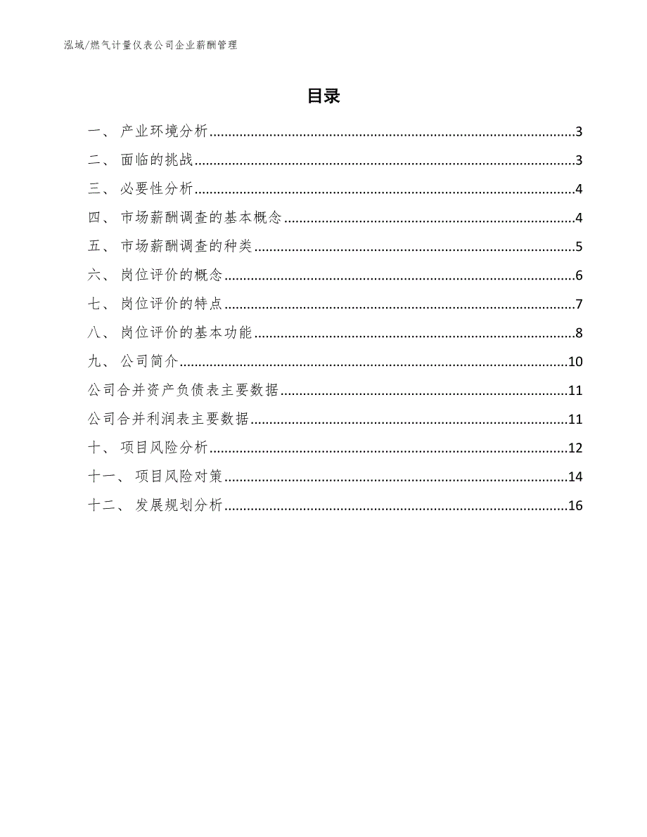 燃气计量仪表公司企业薪酬管理（范文）_第2页