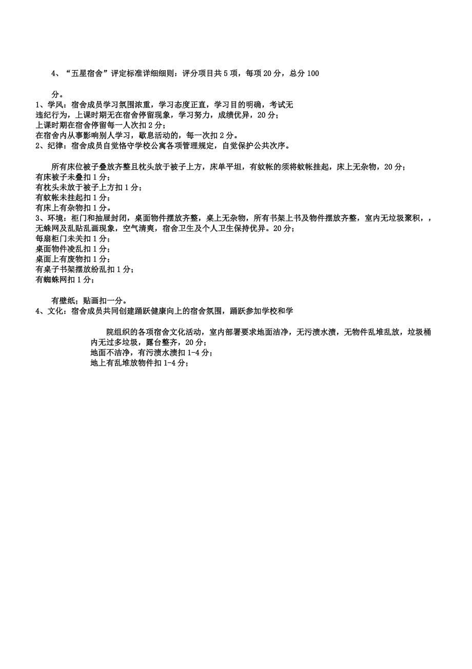 宿舍卫生检查策划书.docx_第5页