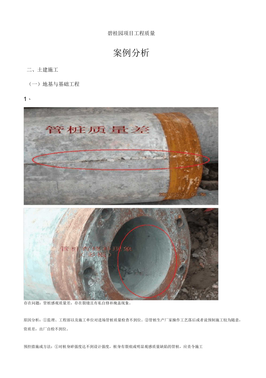 碧桂园项目工程质量案例分析_第1页