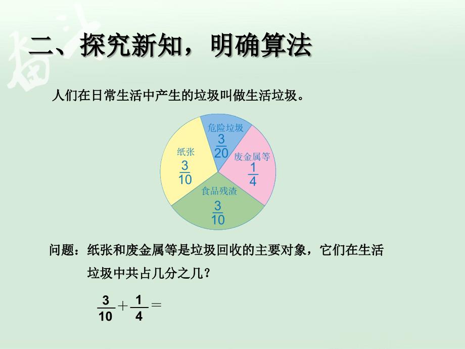 6.2异分母分数加、减法例 1【一年级上册数学】_第3页