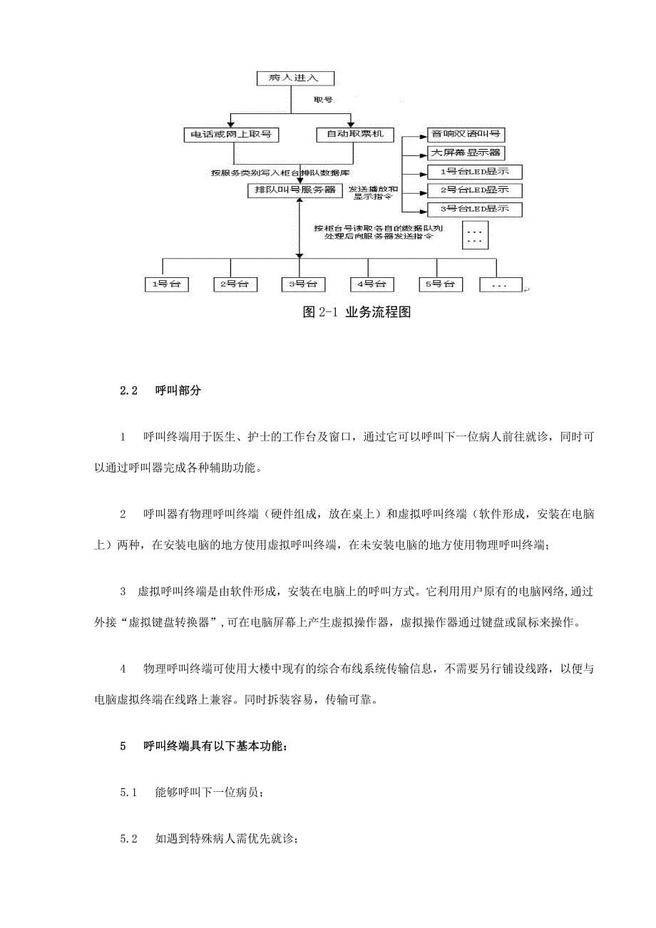 医疗排号系统开发方案_第5页