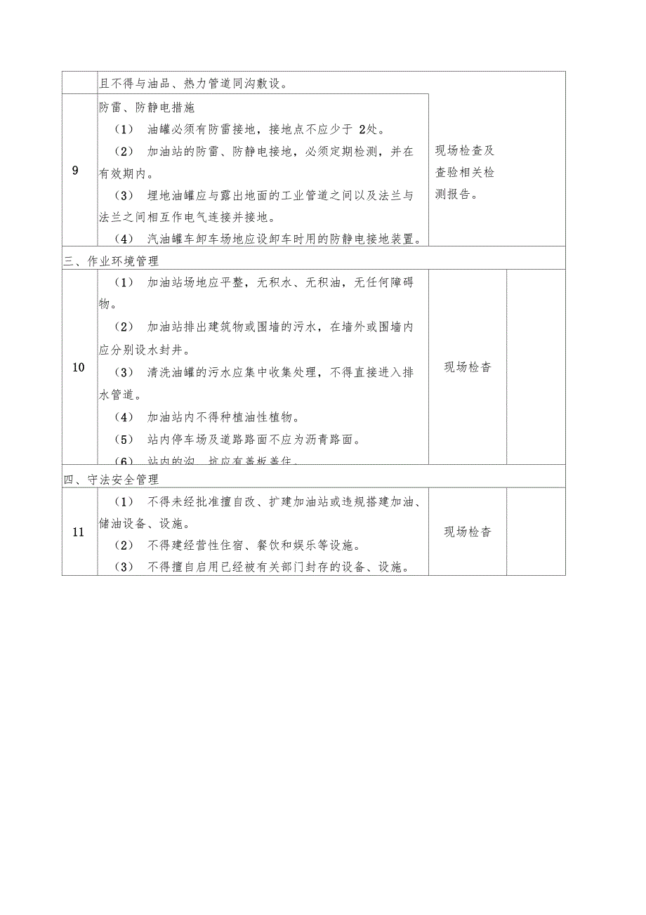 加油站安全隐患检查表_第3页