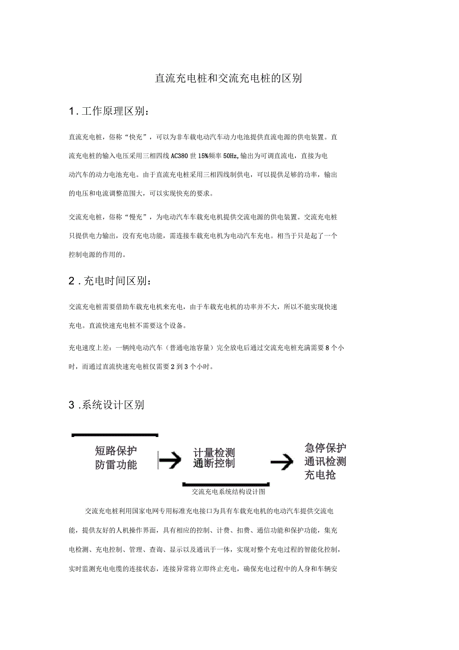 电动汽车交直流充电桩的主要区别_第1页