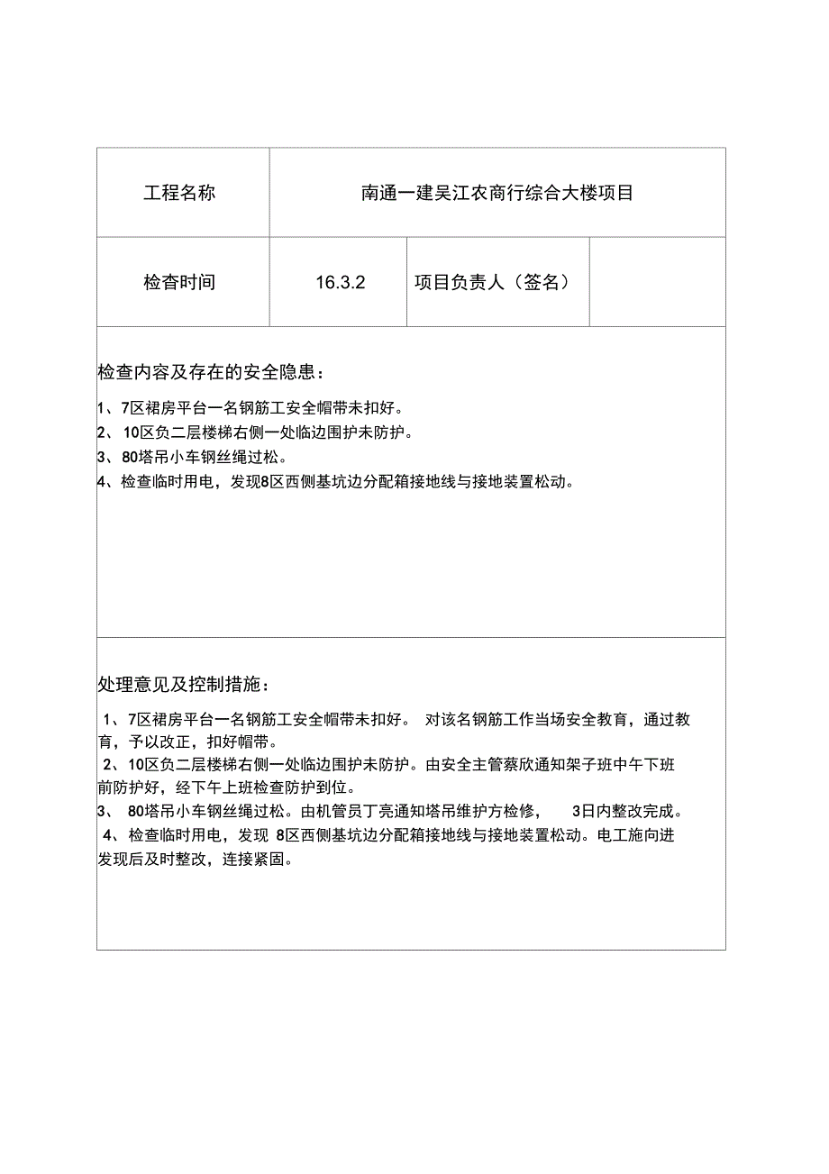 方案负责人带班检查表_第2页