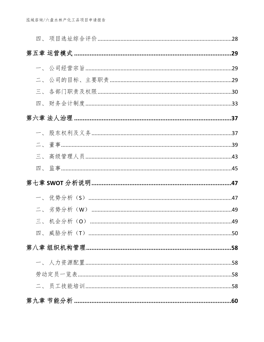 六盘水林产化工品项目申请报告（范文参考）_第2页