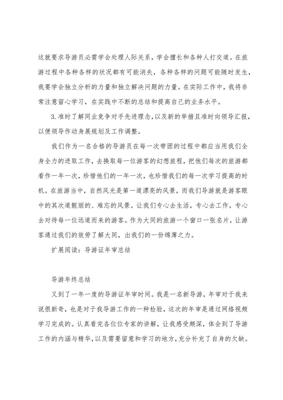 导游证年审总结.docx_第5页