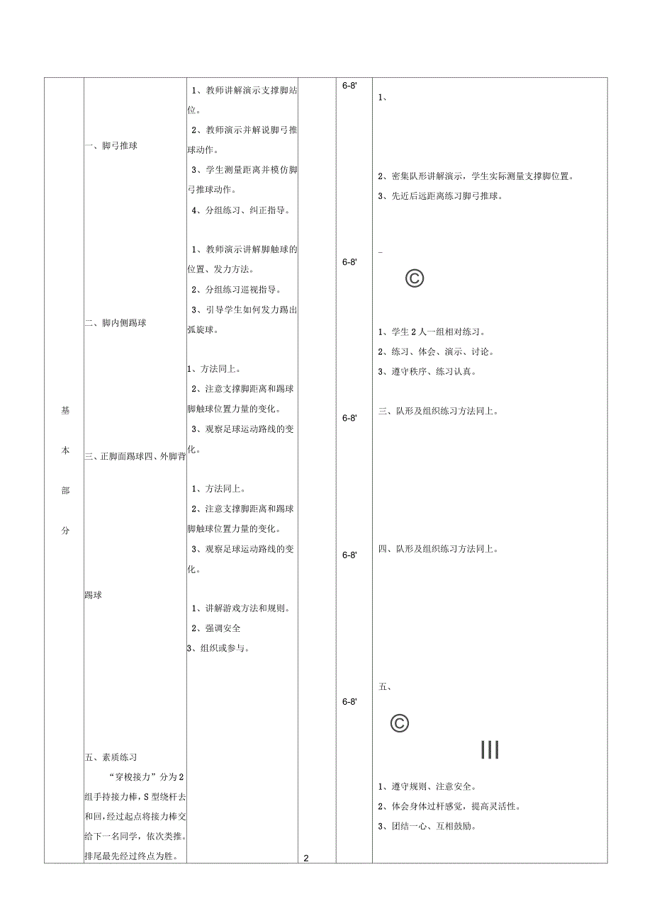 校园足球教案_第2页