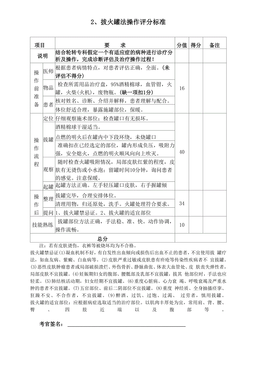 中医技能考核评分表_第2页