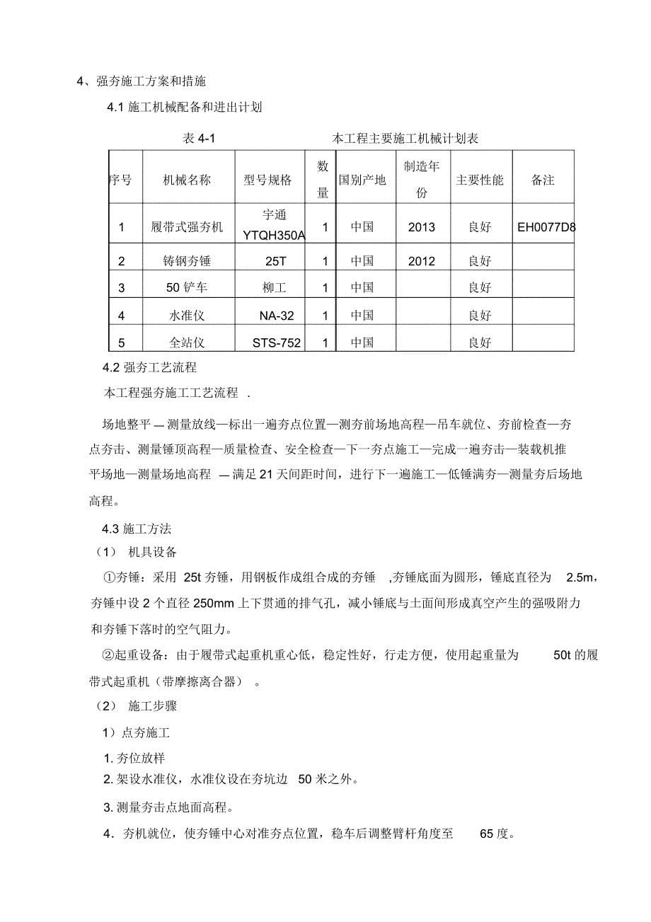 厂区围墙内填沟区强夯施工技术措施_第5页