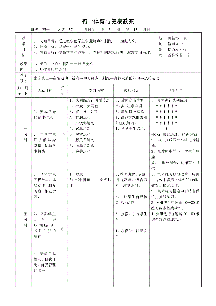 初一体育快速跑教案_第5页