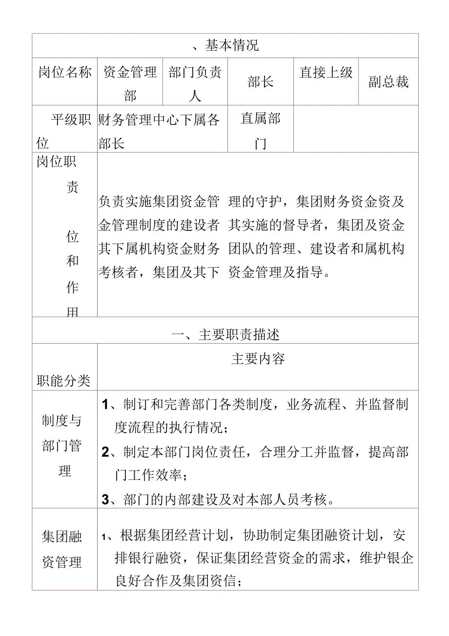 资金管理部部长岗位职责_第2页