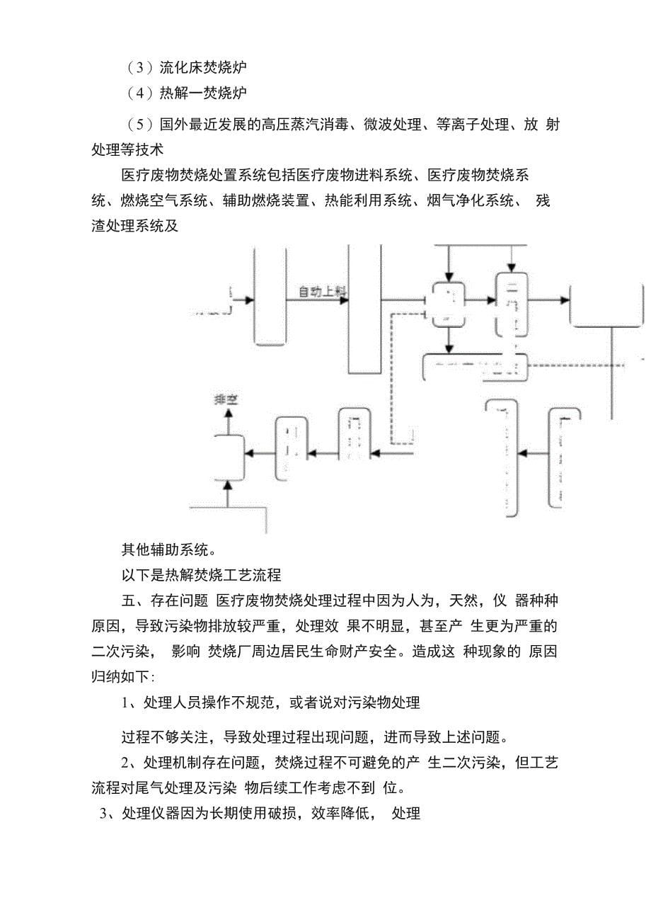 医疗废物的处理及焚烧_第5页