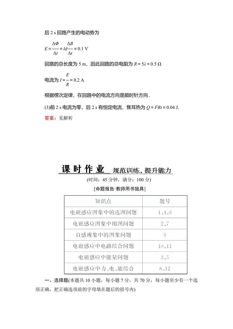 课标高考总复习人教物理选修3293电磁感应规律的综合应用_第5页