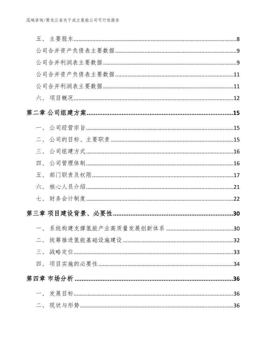 黑龙江省关于成立氢能公司可行性报告【参考范文】_第4页