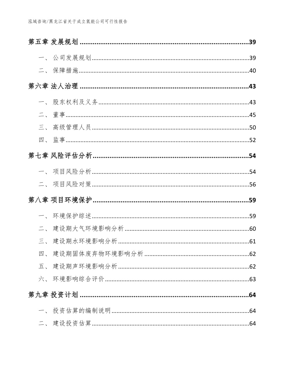 黑龙江省关于成立氢能公司可行性报告【参考范文】_第5页