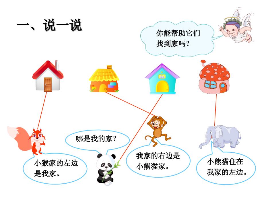 一年级数学上册图形与位置课件_第4页