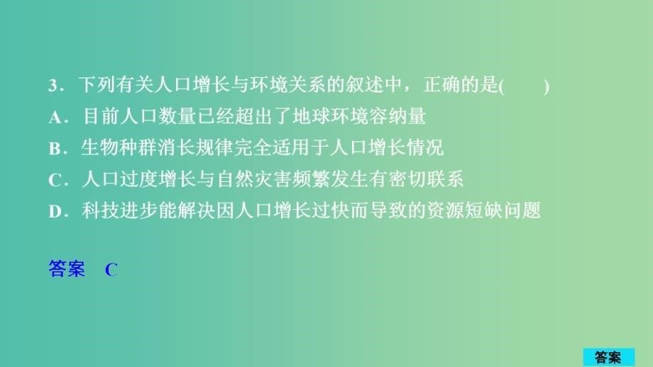 2020年高考生物一轮复习 第9单元 生物与环境 第33讲 生态系统的稳定性和生态环境的保护习题课件（必修3）.ppt_第5页