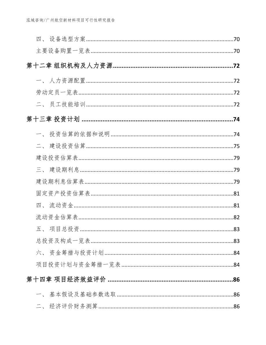 广州航空新材料项目可行性研究报告_范文_第5页