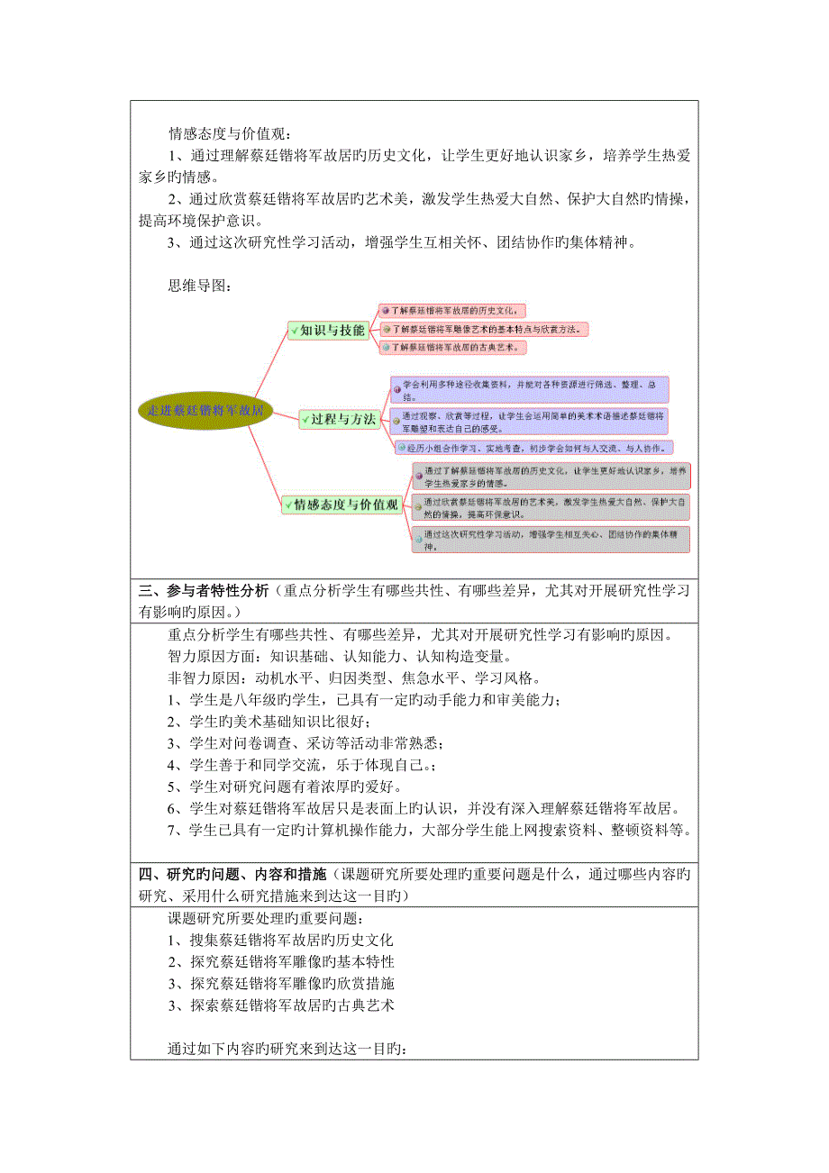 研究性学习设计方案美术示例.doc_第2页