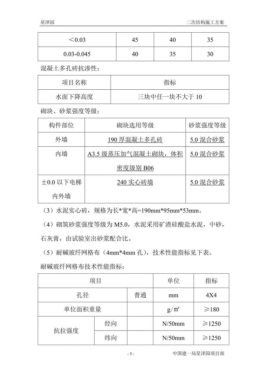 二次结构施工方案修改_第5页