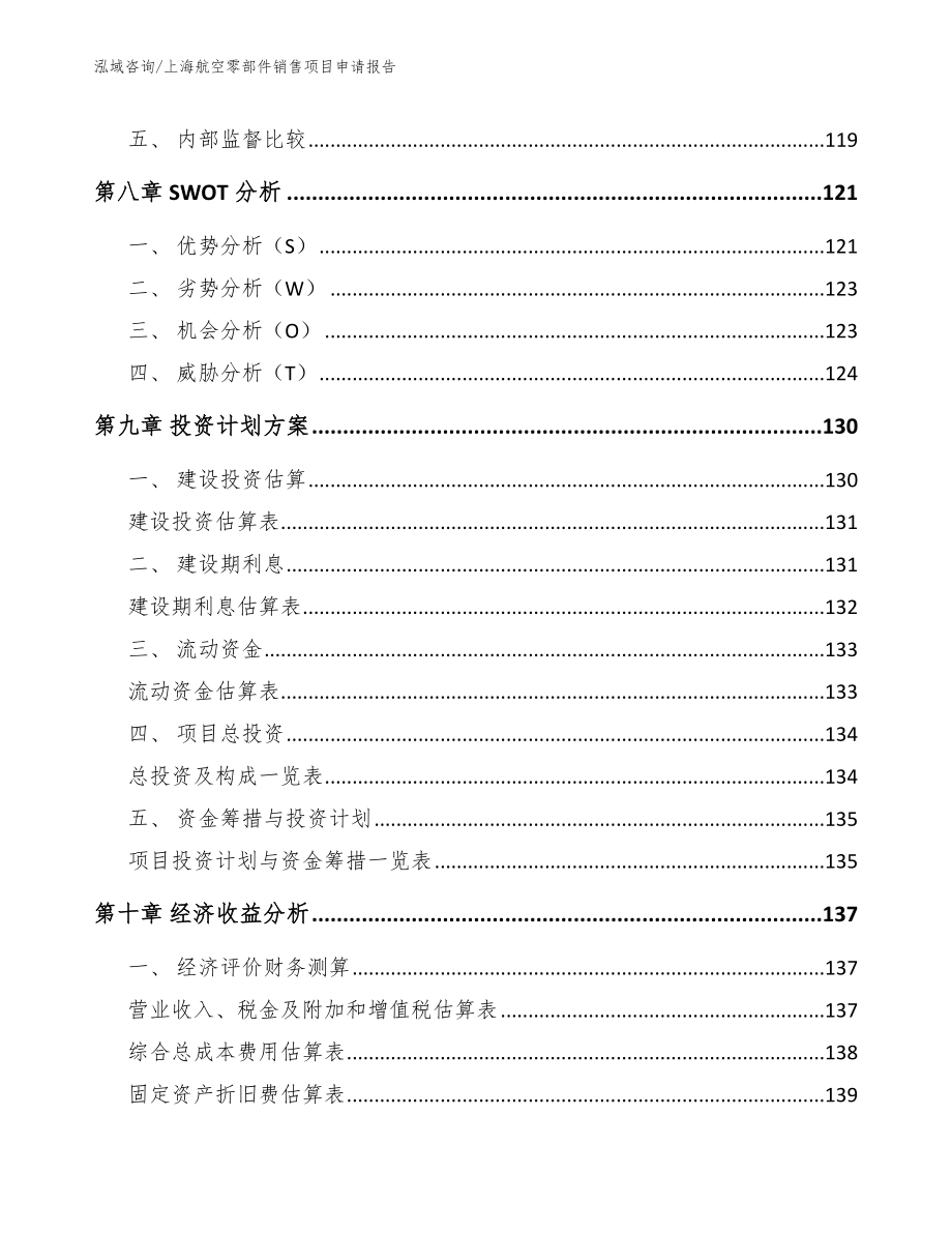 上海航空零部件销售项目申请报告_第4页