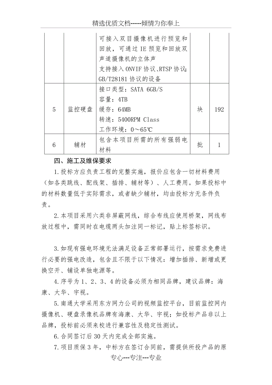 南通大学安防监控系统改造建设方案_第4页