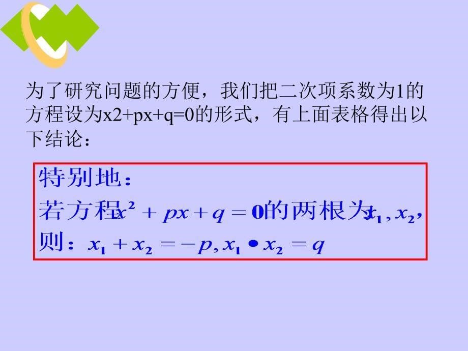 2224一元二次方程根与系数关系课件_第5页