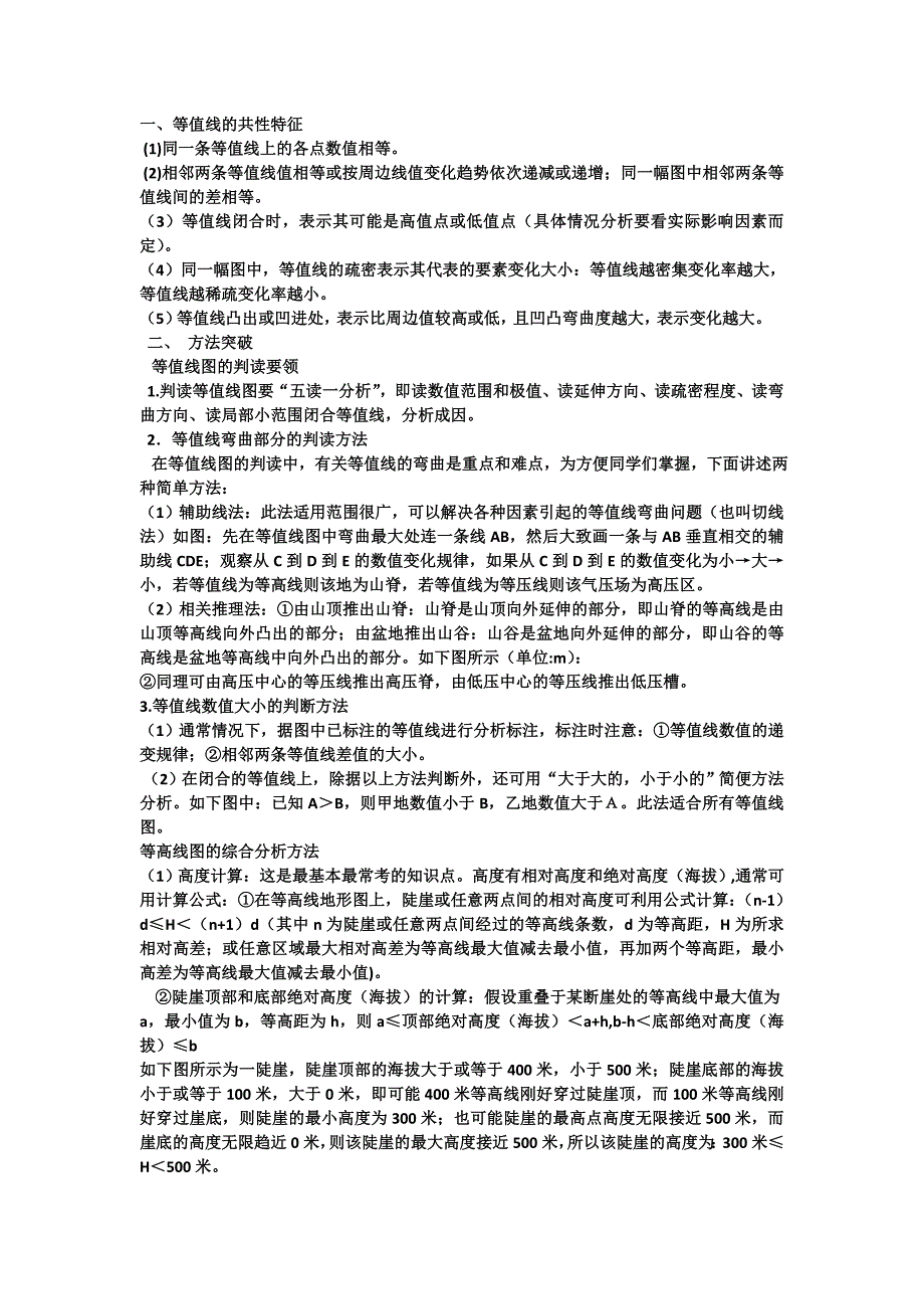 攻克等值线的六大法门_第1页
