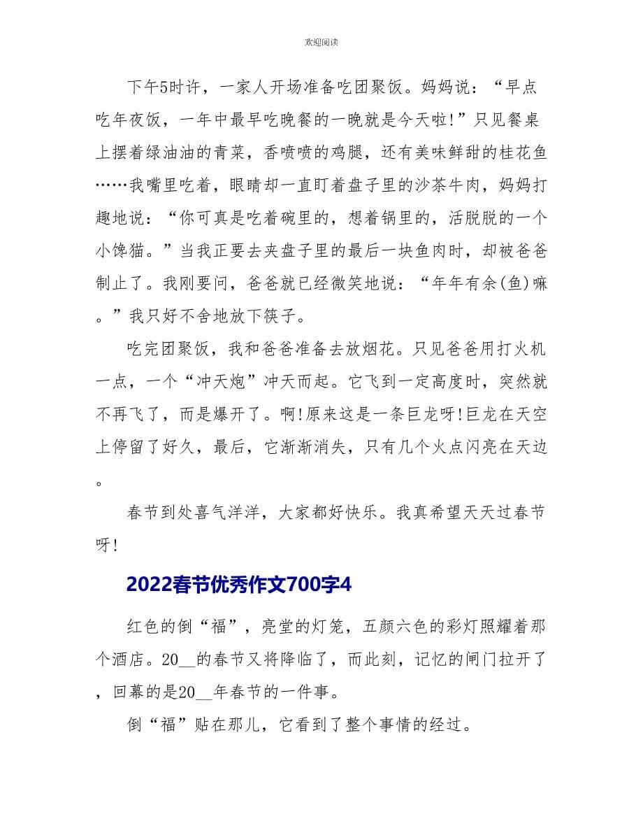 2022春节优秀作文700字5篇_第5页