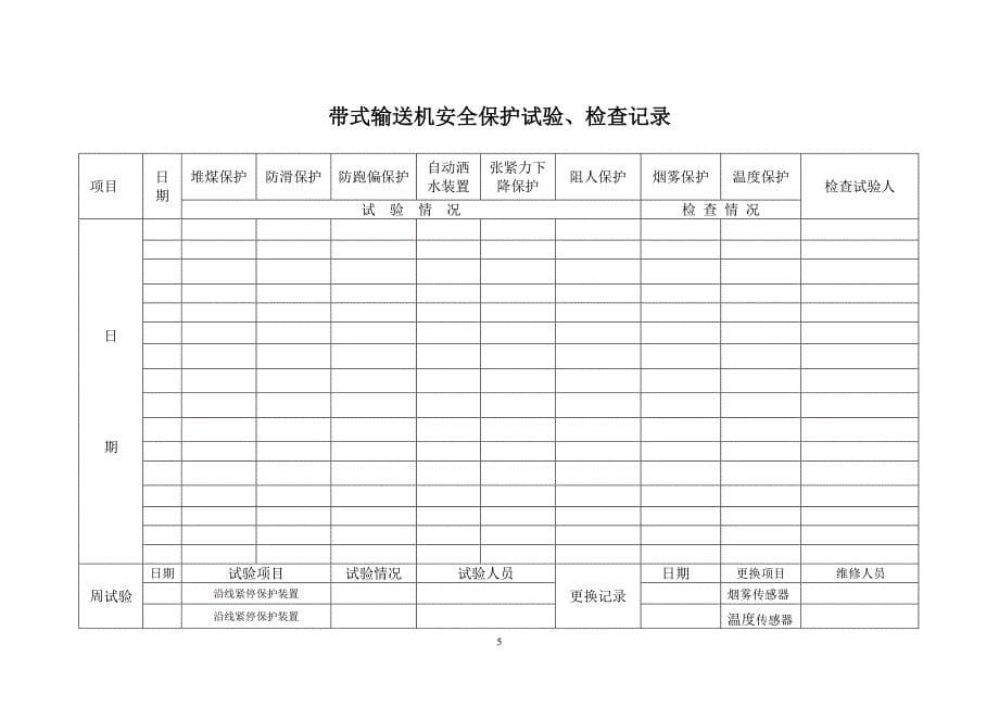 皮带输送机维护保养制度1_第5页