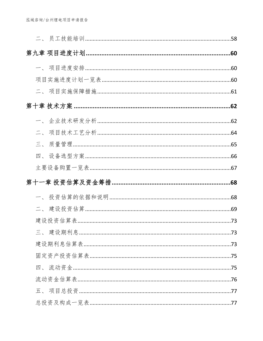 台州锂电项目申请报告范文_第3页