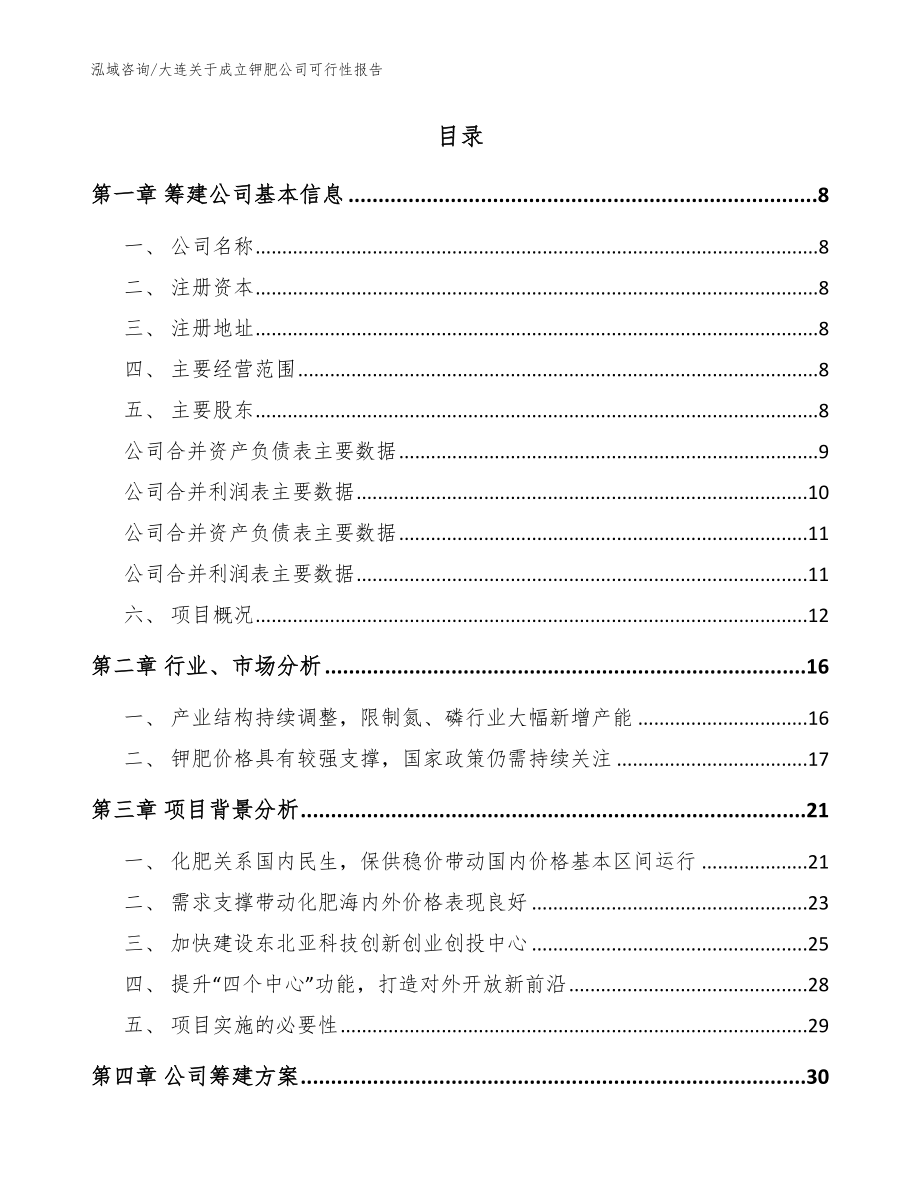 大连关于成立钾肥公司可行性报告（范文）_第2页