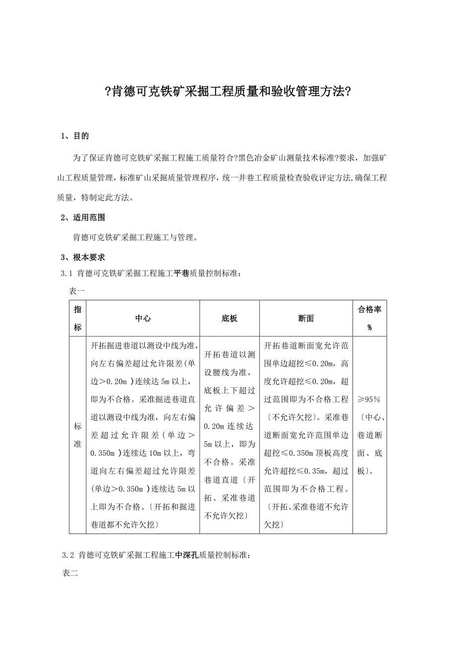 煤矿质量管理体系文件_第3页