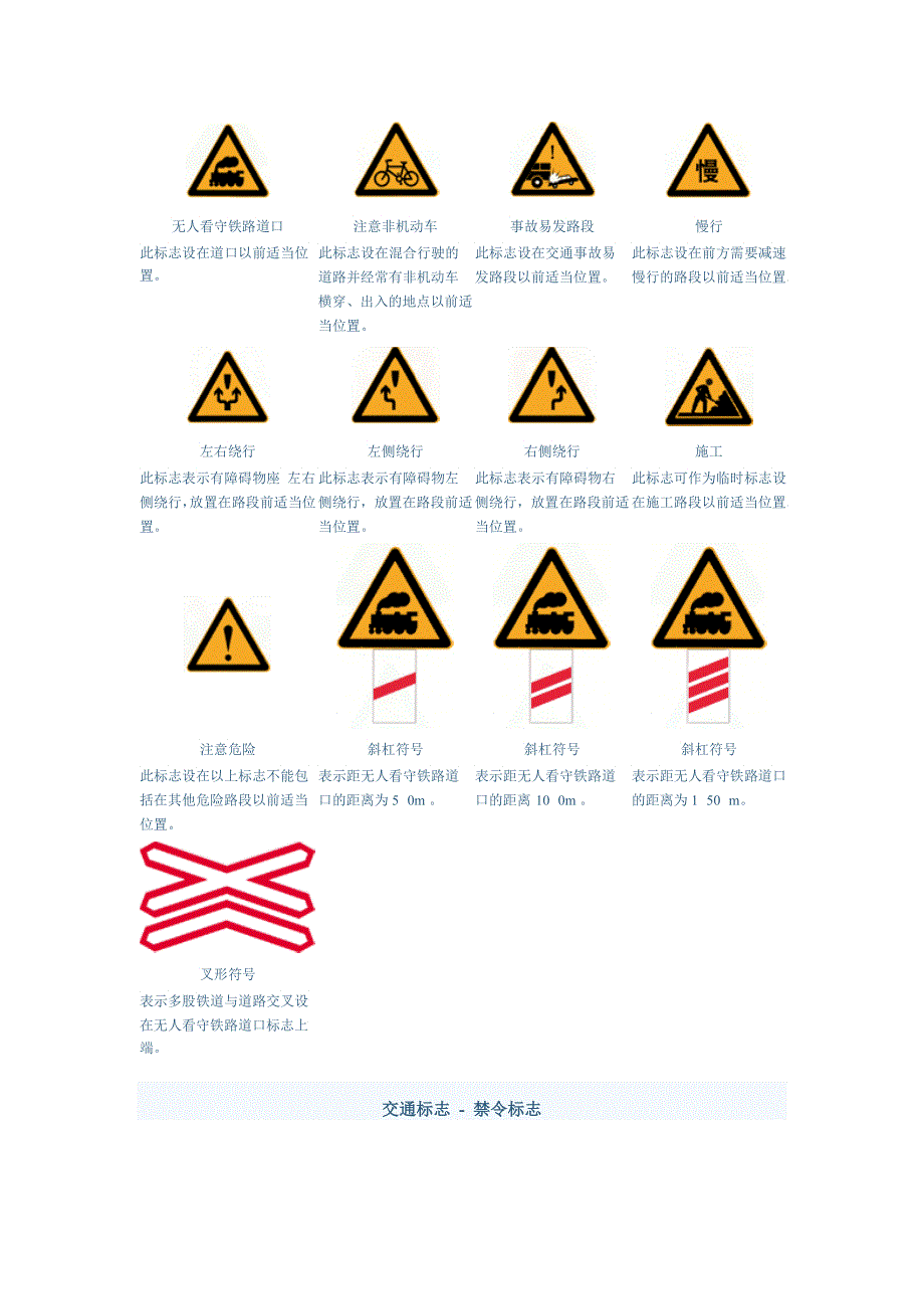 常见交通标志_第3页